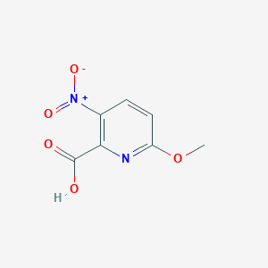 Chemical structure of 6-Methoxy-3-nitropicolinic acid