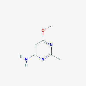 Chemical structure of 6-Methoxy-2-methylpyrimidin-4-amine