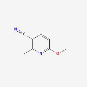 Chemical structure of 6-Methoxy-2-methylpyridine-3-carbonitrile