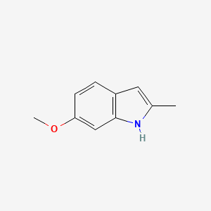 Chemical structure of 6-METHOXY-2-METHYL-1H-INDOLE