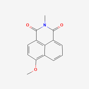 Chemical structure of N-Methyl-4-methoxy-1,8-naphthalimide