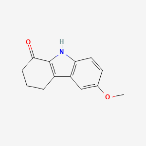 Chemical structure of 6-Methoxy-2,3,4,9-tetrahydro-1H-carbazol-1-one