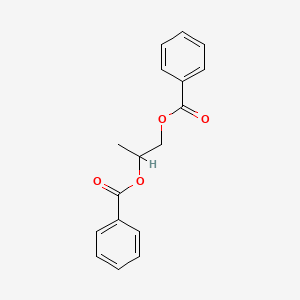 Chemical structure of 6-methoxy-2-(3-methoxyphenyl)chroman-4-one