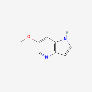 Chemical structure of 6-Methoxy-1H-pyrrolo[3,2-b]pyridine