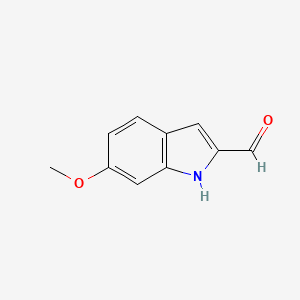 Chemical structure of 6-Methoxy-1h-indole-2-carbaldehyde