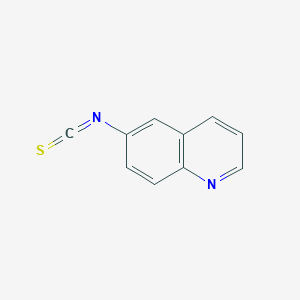 Chemical structure of 6-Isothiocyanatoquinoline