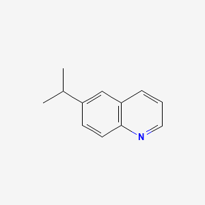 Chemical structure of 6-Isopropylquinoline