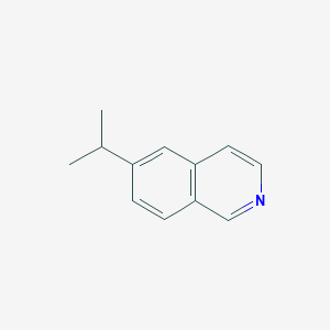 Chemical structure of 6-isopropylisoquinoline