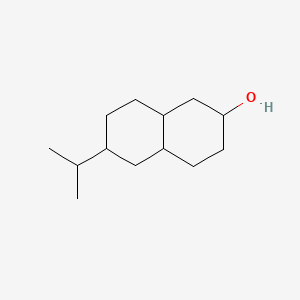 Chemical structure of 6-Isopropyldecahydronaphthalen-2-ol