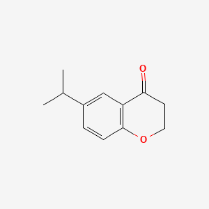 Chemical structure of 6-Isopropylchroman-4-one