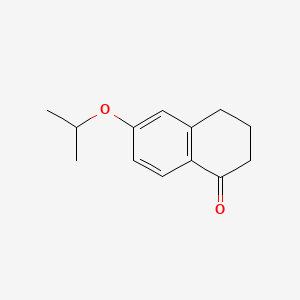 Chemical structure of 6-Isopropoxy-3,4-dihydronaphthalen-1(2H)-one