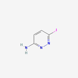 Chemical structure of 6-Iodopyridazin-3-amine