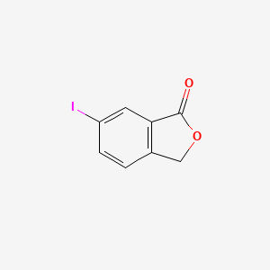 Chemical structure of 6-Iodoisobenzofuran-1(3H)-one