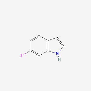 Chemical structure of 6-Iodo-1H-indole