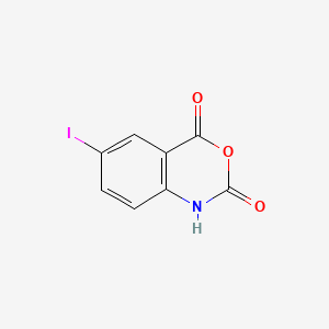 Chemical structure of 6-Iodo-1H-3,1-benzoxazine-2,4-dione