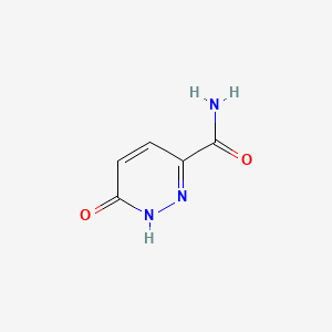 Chemical structure of 6-Hydroxypyridazine-3-carboxamide