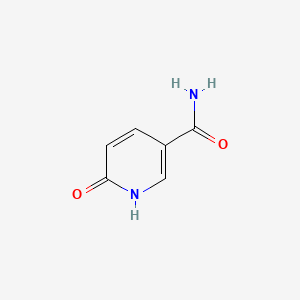 Chemical structure of 6-Hydroxynicotinamide