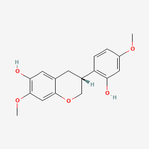 Chemical structure of 6-Hydroxyisosativan