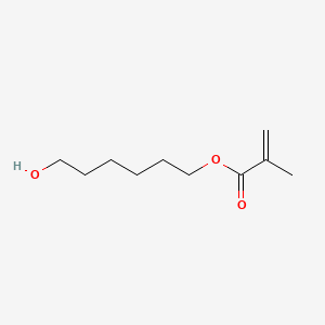 Chemical structure of 6-Hydroxyhexyl Methacrylate (stabilized with MEHQ)