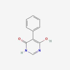 Chemical structure of 5-Phenylpyrimidine-4,6-diol