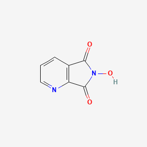 Chemical structure of 6-Hydroxy-5H-pyrrolo[3,4-b]pyridine-5,7(6H)-dione