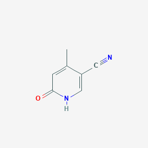 Chemical structure of 6-Hydroxy-4-methylnicotinonitrile