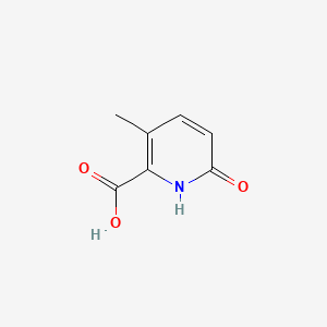 Chemical structure of 6-Hydroxy-3-methylpicolinic acid