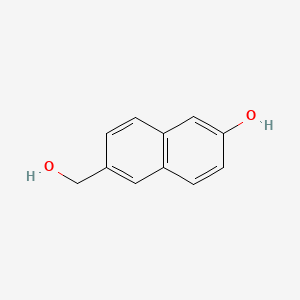 Chemical structure of 6-Hydroxy-2-Naphthalenemethanol