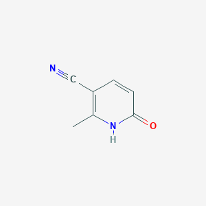 Chemical structure of 6-Hydroxy-2-methylnicotinonitrile