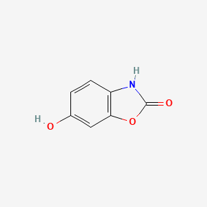 Chemical structure of 6-Hydroxy-2-benzoxazolinone