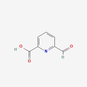 Chemical structure of 6-Formylpicolinic acid