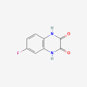 Chemical structure of 6-Fluoroquinoxaline-2,3(1H,4H)-dione