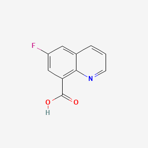 Chemical structure of 6-Fluoroquinoline-8-carboxylic acid