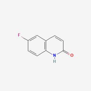 Chemical structure of 6-Fluoroquinolin-2(1H)-one