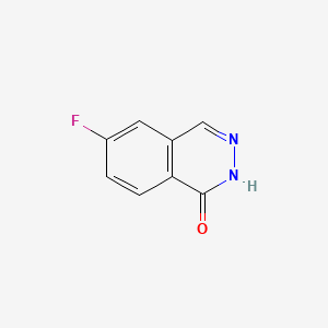 Chemical structure of 6-Fluorophthalazin-1(2H)-one