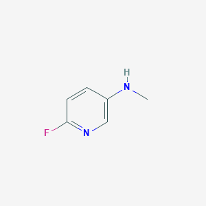 Chemical structure of 6-Fluoro-N-methylpyridin-3-amine