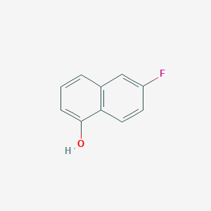 Chemical structure of 6-Fluoronaphthalen-1-ol