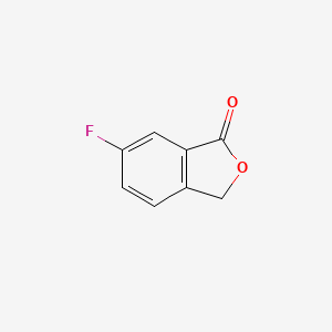 Chemical structure of 6-Fluoroisobenzofuran-1(3H)-one