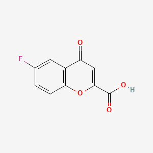 Chemical structure of 6-Fluorochromone-2-carboxylic Acid