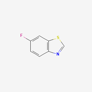 Chemical structure of 6-FLUOROBENZOTHIAZOLE