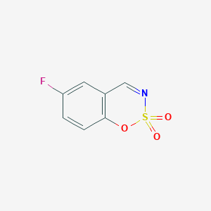 Chemical structure of 6-Fluorobenzo[e][1,2,3]oxathiazine 2,2-dioxide