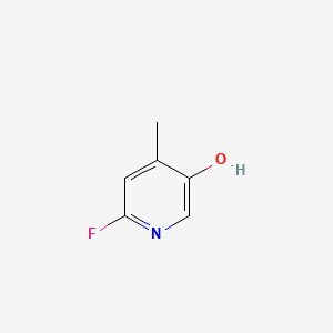 Chemical structure of 6-fluoro-4-methylpyridin-3-ol