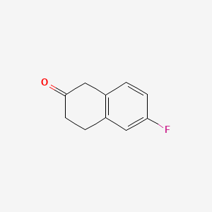 Chemical structure of 6-Fluoro-3,4-dihydronaphthalen-2(1H)-one