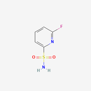 Chemical structure of 6-Fluoro-2-Pyridinesulfonamide