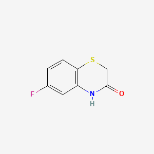 Chemical structure of 6-Fluoro-2H-1,4-benzothiazin-3(4H)-one