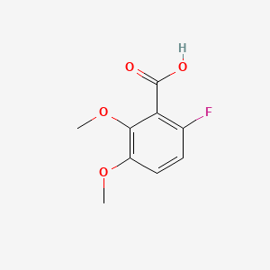 Chemical structure of 6-fluoro-2,3-dimethoxybenzoic acid