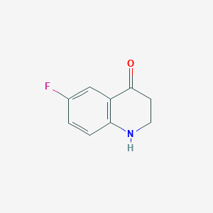 Chemical structure of 6-Fluoro-2,3-dihydroquinolin-4(1H)-one