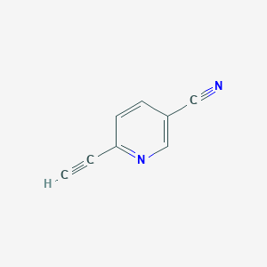 Chemical structure of 6-Ethynylnicotinonitrile
