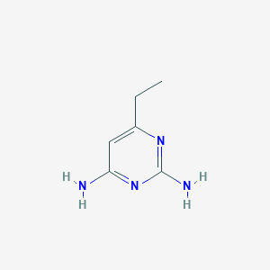 Chemical structure of 6-Ethylpyrimidine-2,4-diamine