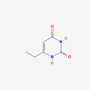 Chemical structure of 6-Ethylpyrimidine-2,4(1H,3H)-dione